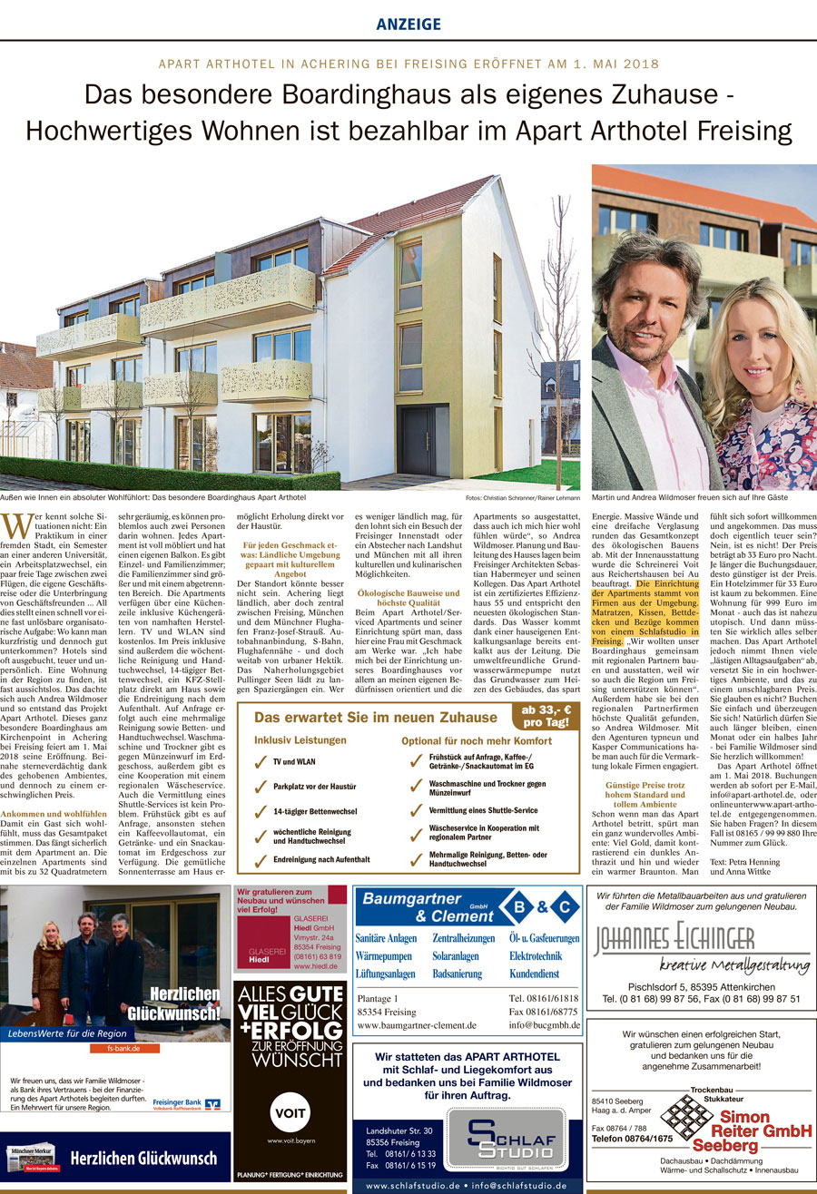 Presse Schlafstudio Freising